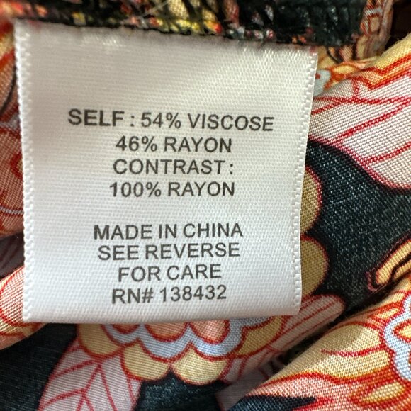 Modcloth Floral V-neck Jumpsuit Women's  XL Retro Boho Festival - Picture 11 of 13